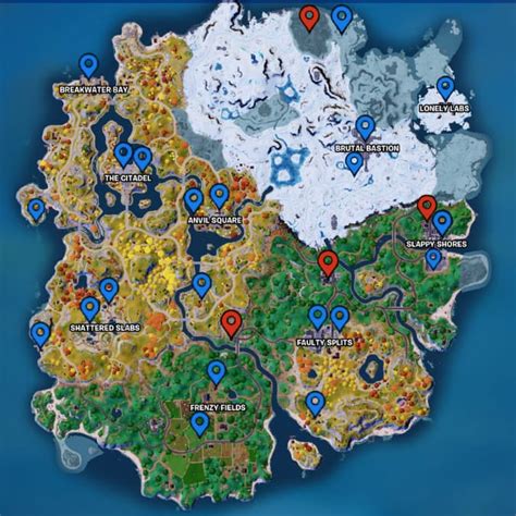 all bending locations fortnite